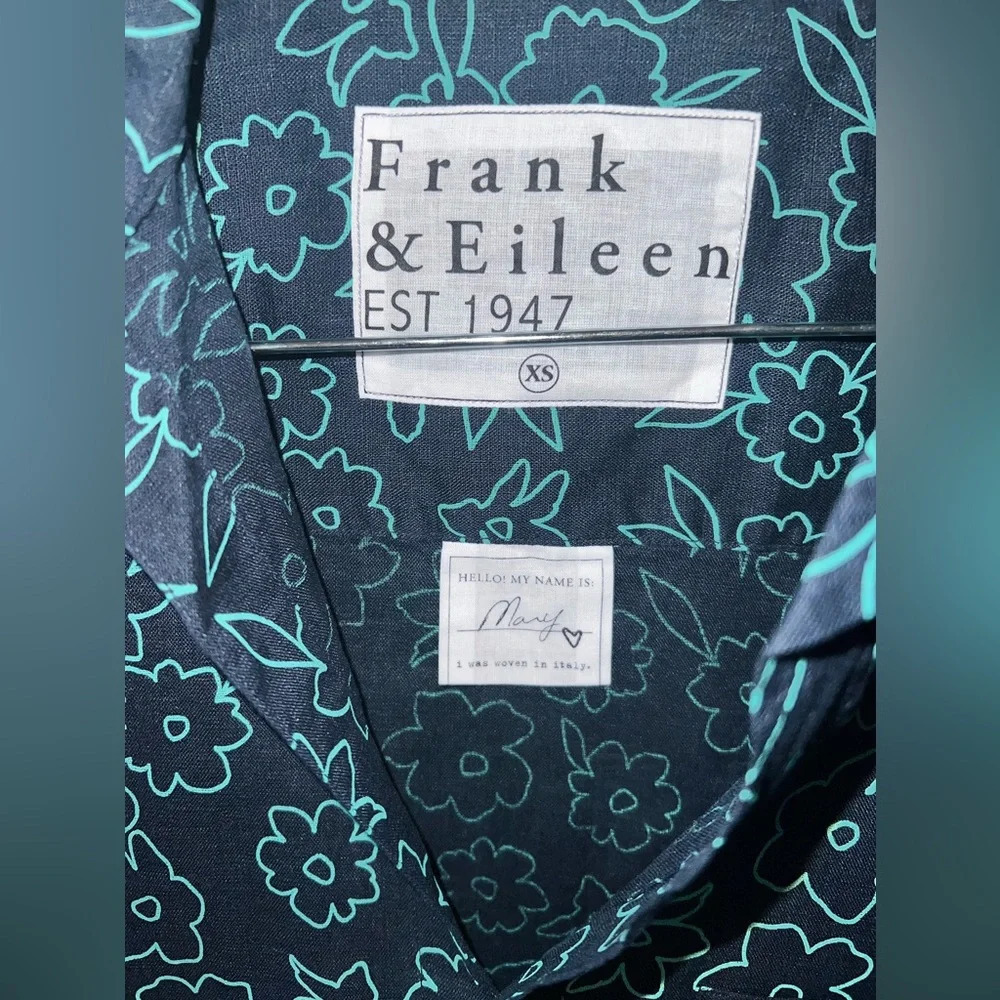Frank & Eileen Mini 100% Linen Dress size XS - Picture 6 of 10